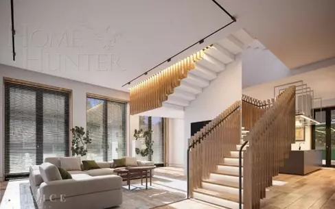 3-этажный коттедж 1 200 м² без отделки