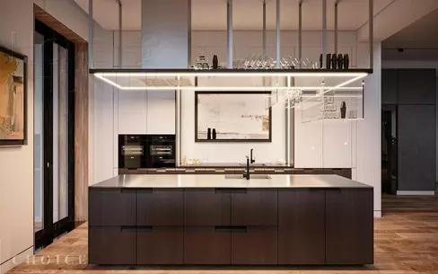 3-этажный коттедж 1 200 м² без отделки