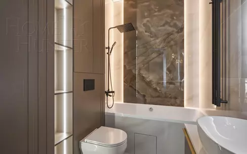 1-КОМН. АПАРТАМЕНТЫ С ОТДЕЛКОЙ 50.5 М² НА 2 ЭТАЖЕ