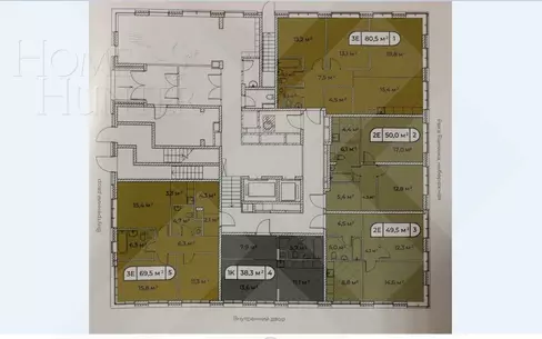 2-комн. кв., 38 м², 1/14 этаж