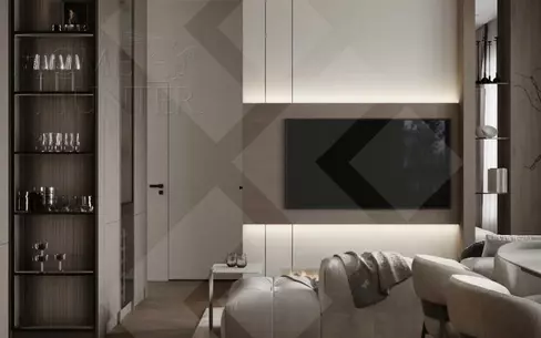 2-КОМН. КВАРТИРА С ОТДЕЛКОЙ 49 М² НА 21 ЭТАЖЕ