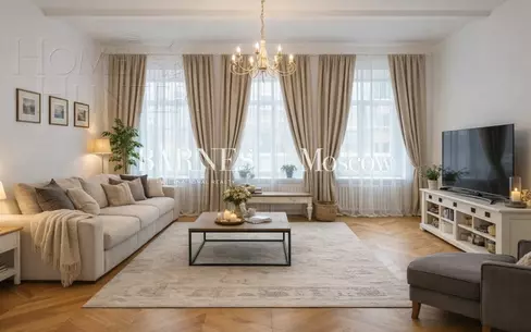 3-КОМН. КВАРТИРА С ОТДЕЛКОЙ 124.7 М² НА 2 ЭТАЖЕ