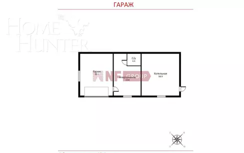1-этажный коттедж 712 м² с отделкой