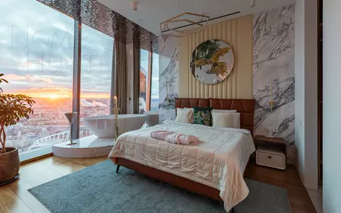 2-КОМН. АПАРТАМЕНТЫ С ОТДЕЛКОЙ 78.3 М² НА 81 ЭТАЖЕ