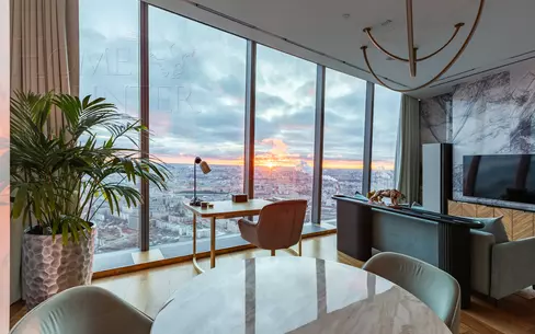 2-КОМН. АПАРТАМЕНТЫ С ОТДЕЛКОЙ 78.3 М² НА 81 ЭТАЖЕ