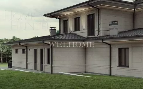 2-этажный коттедж 575 м² без отделки