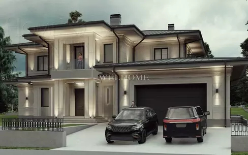 2-этажный коттедж 575 м² без отделки