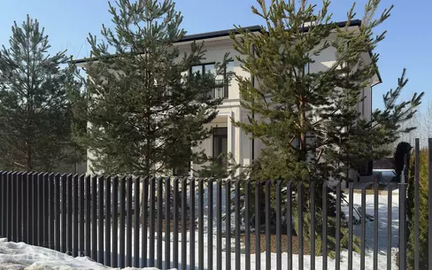 2-этажный коттедж 500 м² с отделкой