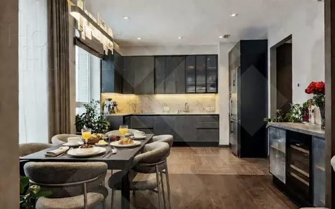 3-КОМН. КВАРТИРА С ОТДЕЛКОЙ 110 М² НА 15 ЭТАЖЕ