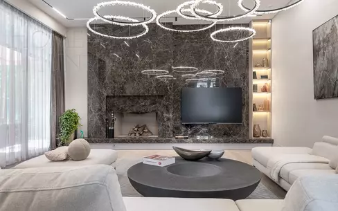 2-этажный коттедж 380 м² с отделкой