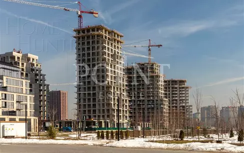 2-УРОВНЕВАЯ КВАРТИРА БЕЗ ОТДЕЛКИ 82.5 М² НА 1 ЭТАЖЕ