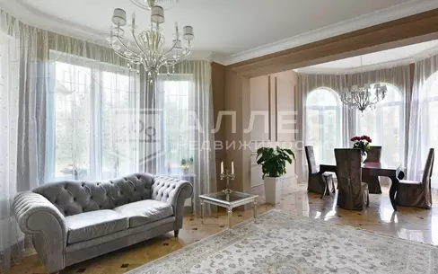 2-этажный коттедж 385 м² с отделкой