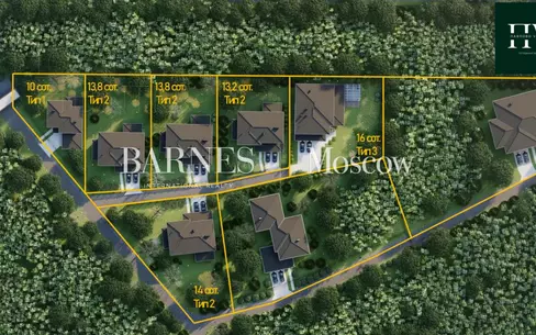 2-этажный коттедж 348 м² с отделкой