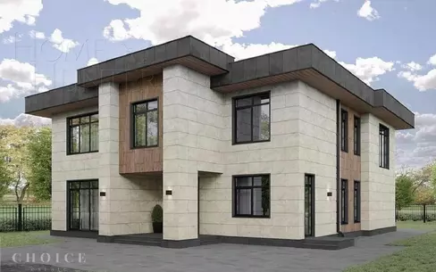 2-этажный коттедж 378 м² без отделки