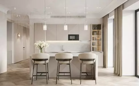 4-КОМН. КВАРТИРА С ОТДЕЛКОЙ 173.5 М² НА 12 ЭТАЖЕ