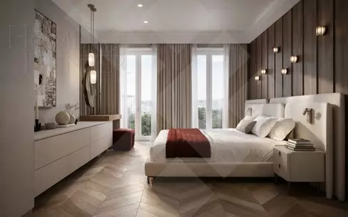 4-КОМН. КВАРТИРА С ОТДЕЛКОЙ 173.5 М² НА 12 ЭТАЖЕ