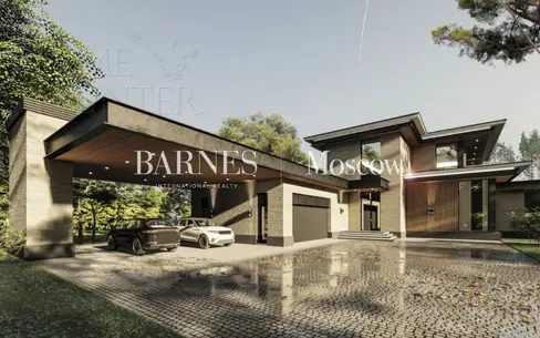 3-этажный коттедж 2 524 м² без отделки