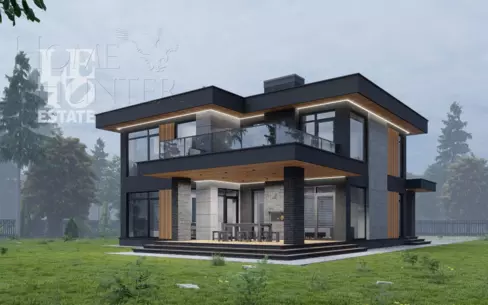 2-этажный коттедж 282 м² без отделки