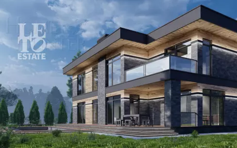 2-этажный коттедж 282 м² без отделки