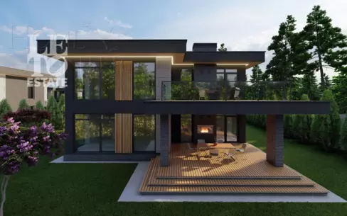 2-этажный коттедж 282 м² без отделки