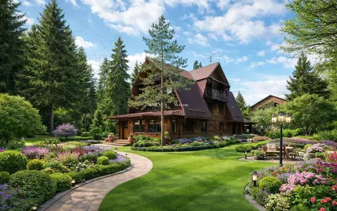 3-этажный коттедж 650 м² с отделкой