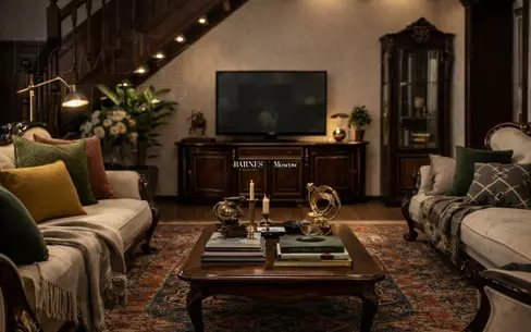 2-этажный коттедж 498 м² с отделкой