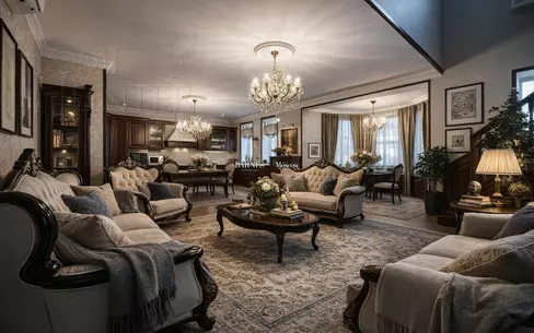 2-этажный коттедж 498 м² с отделкой