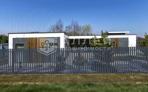 1-этажный коттедж 200 м² с отделкой