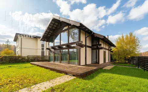 2-этажный коттедж 200 м² с отделкой