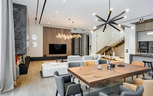 2-этажный коттедж 760 м² с отделкой