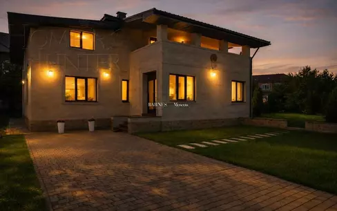 2-этажный коттедж 328 м² с отделкой