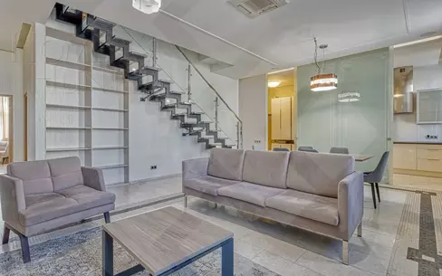 2-УРОВНЕВАЯ КВАРТИРА С ОТДЕЛКОЙ 185 М² НА 3 ЭТАЖЕ