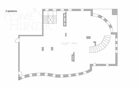 3-УРОВНЕВЫЕ АПАРТАМЕНТЫ БЕЗ ОТДЕЛКИ 664.7 М² НА 3 ЭТАЖЕ