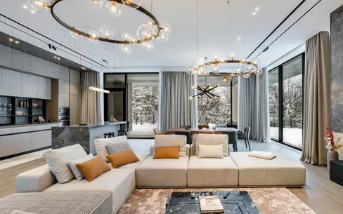 2-этажный коттедж 760 м² с отделкой