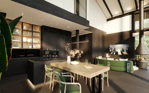 2-этажный коттедж 300 м² с отделкой