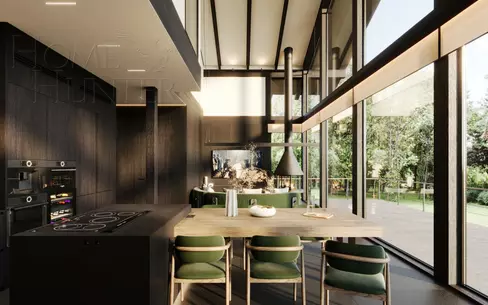 2-этажный коттедж 300 м² с отделкой