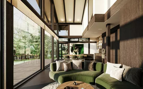 2-этажный коттедж 300 м² с отделкой