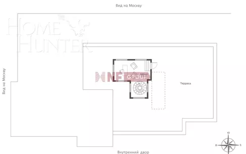 2-УРОВНЕВЫЙ ПЕНТХАУС С ОТДЕЛКОЙ 286.2 М² НА 10 ЭТАЖЕ