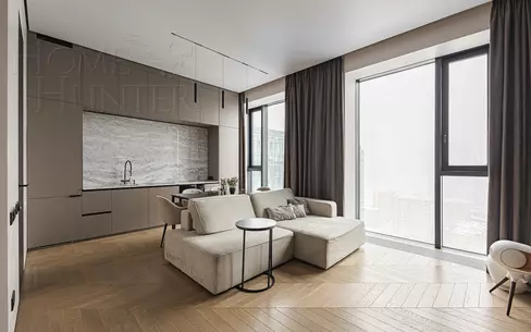 2-КОМН. КВАРТИРА С ОТДЕЛКОЙ 56 М² НА 32 ЭТАЖЕ