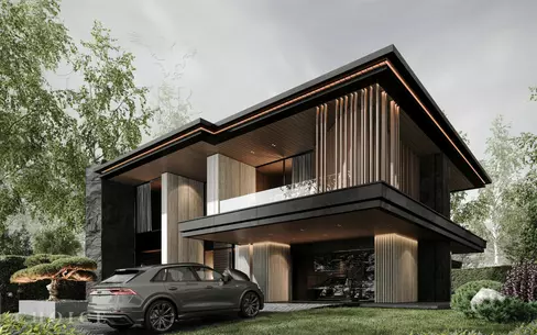 2-этажный коттедж 511 м² с отделкой