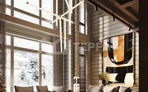 2-этажный коттедж 607 м² с отделкой