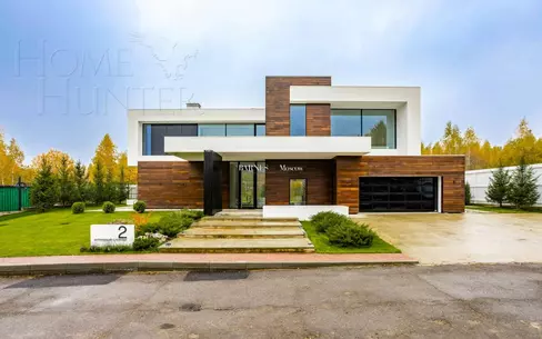 2-этажный коттедж 650 м² без отделки