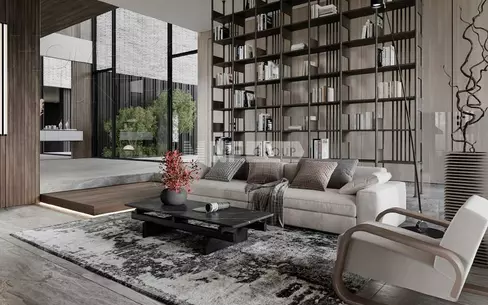 2-этажный коттедж 1 100 м² с отделкой