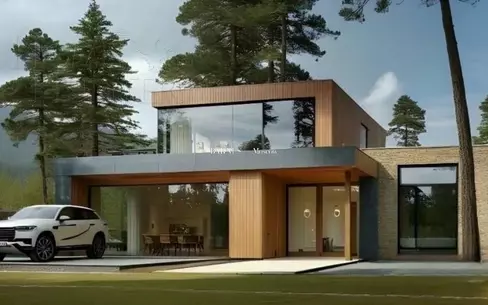 2-этажный коттедж 300 м² без отделки