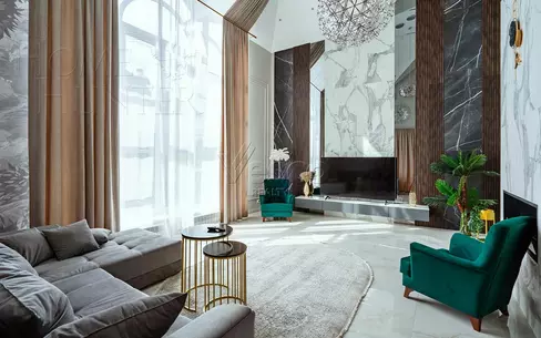 2-этажный коттедж 440 м² с отделкой