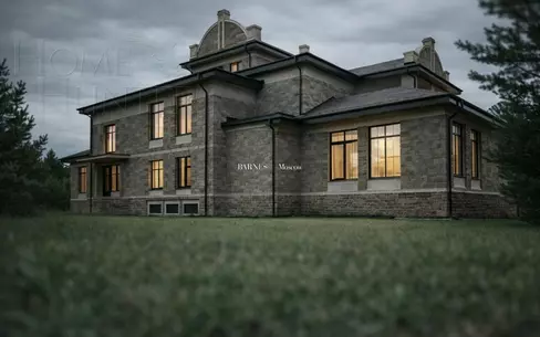 3-этажный коттедж 773 м² без отделки