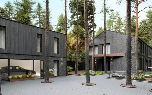 2-этажный коттедж 750 м² с отделкой