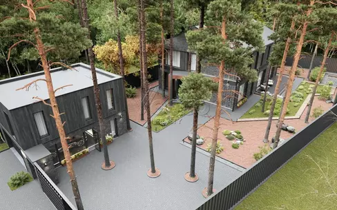 2-этажный коттедж 750 м² с отделкой