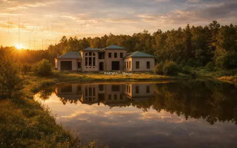 2-этажный коттедж 1 400 м² без отделки