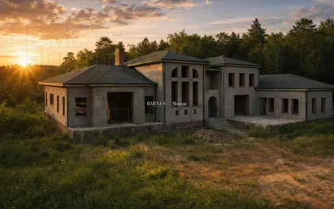 2-этажный коттедж 1 400 м² без отделки